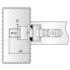 Accessoires NORMBAU pour poignées tubulaires série NT photo du produit Principale M