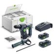 Perforateur SDS Plus 18V BHC 18 HPC 4,0 I-Plus + 2 batteries 4Ah + chargeur en coffret SYSTAINER SYS3 - FESTOOL - 577602 pas cher