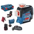 Laser ligne 12 V GLL 3-80 C + 1 batterie GBA 2 Ah + chargeur + coffret L-BOXX BOSCH 0601063R02 photo du produit