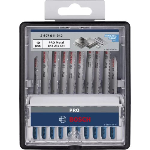 Coffret 10 lames scie sauteuse Pro métal inox aluminium - BOSCH - 2607011942 photo du produit Secondaire 2 L