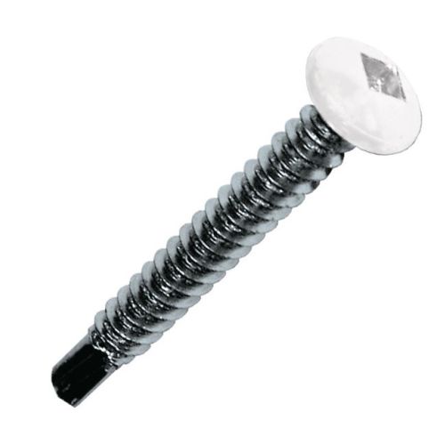Vis autoperceuse tête cylindrique carrée zingué blanc 4,2 x 16 mm boîte de 500 SCELL-IT TCQW42016 photo du produit Principale L