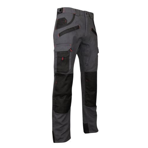 Pantalon de travail ARGILE bicolore  gris/noir T36 LMA LEBEURRE 1261 photo du produit Principale L