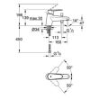 Mitigeur bain-douche EURODISC COSMOPOLITAN monotrou - GROHE - 33192-002 pas cher Secondaire 1 S