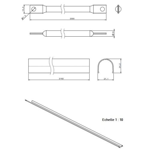 Kit de prolongation Antipanique EVAK Héraclès photo du produit Secondaire 1 L