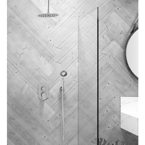 Mitigeur de douche à encastrer avec ensemble 2 voies URBAN CHIC chromé K2115021 - RAMON SOLER - 21D302879 pas cher Secondaire 2 L