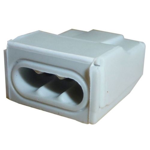 Sachet de 5 connecteurs rapides câble rigide 3 trous 1 à 2,5 mm² ELECTRALINE 80620 photo du produit Principale L