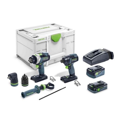 Set de vissage TID 18 5,0/4,0-Set TPC 18/4 FESTOOL 577654 photo du produit