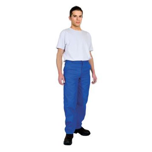 Pantalon de travail 100 % coton traitement SANFOR bleu bugatti T58 GISS 146800 photo du produit Principale L