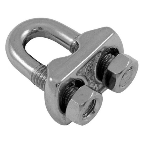 Serre-c&acirc;ble etrier inox 10mm pas cher