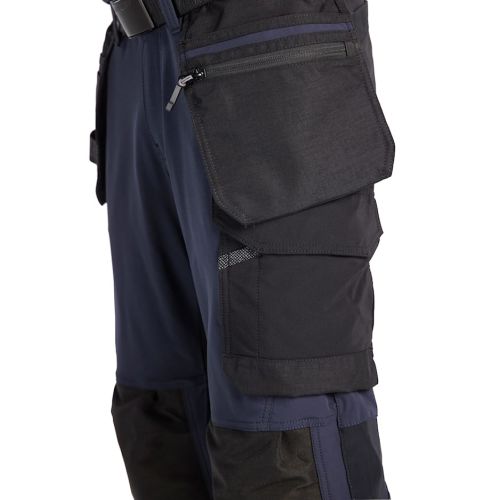 Pantacourt artisan stretch 4D marine foncé/noir T38 - BLÅKLÄDER - 152116458699C44 pas cher Secondaire 5 L