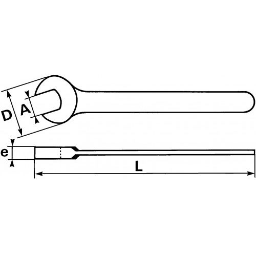 Clé à fourche puissante 11mm - SAM OUTILLAGE - 69-11 pas cher Secondaire 1 L