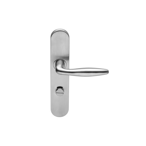 Ensemble sur plaques s&eacute;rie JADE 1594 acier type condamnation &agrave; voyant finition inox - HERACLES - B-INOX-SP22V pas cher Secondaire 3 L