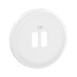 Enjoliveur CELIANE double prise USB blanc LEGRAND CB0154 photo du produit