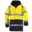 Parka polyester 4 en 1 HI-VIZ HI-WAY jaune/gris T2XL EURO PROTECTION 70593 photo du produit