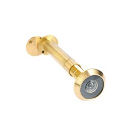 Microviseur pour porte de 60 &agrave; 80mm et 85 &agrave; 100mm diam&egrave;tre 12mm laiton poli - HERACLES - MICRO-31 pas cher Principale M