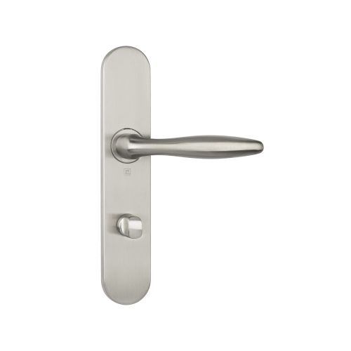 Ensemble sur plaques série JADE 1594 acier type condamnation finition inox - HERACLES - B-INOX-SP22 pas cher Secondaire 2 L
