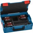 Pack 6 batteries 18V GBA 4Ah + coffret L-BOXX - BOSCH - 1600A02A2S pas cher Secondaire 2 S