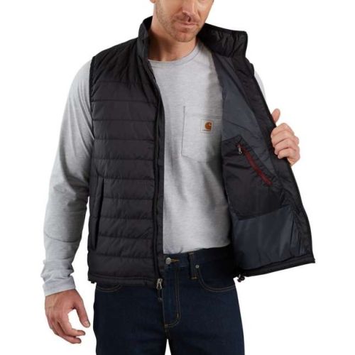 Gilet matelassé sans manches GILLIAM noir TL - CARHARTT - S1102286001L pas cher Secondaire 3 L