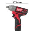 Boulonneuse 12 V M12 BIW12-202C compacte ½'' + 2 batteries 2,0 Ah + chargeur + coffret MILWAUKEE 4933447133 photo du produit Secondaire 1 S