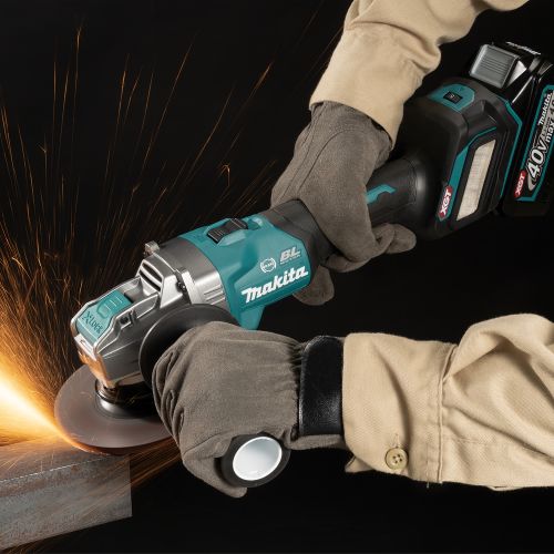 Meuleuse 40 V max Li-Ion XGT 125 mm + 2 batteries 4 Ah + chargeur Li-Ion en coffret MAKPAC MAKITA GA041GM201 photo du produit Secondaire 11 L