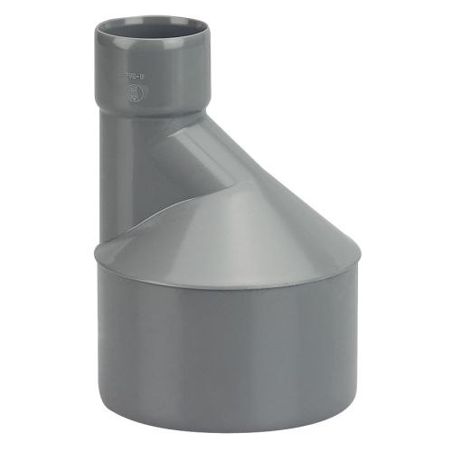 Réduction extérieure excentrée PVC mâle-femelle Ø100/40 - WAVIN - 3025887 pas cher