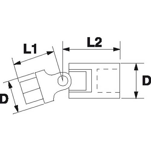 Cardan 1/2'' SAM OUTILLAGE SA-240 photo du produit Secondaire 1 L