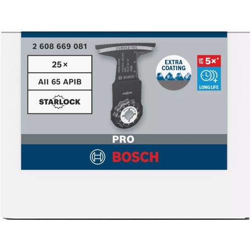Boîte de 25 lames Starlock pour coupe plongeante BIM PRO AII 65 APIB 65 x 40 mm BOSCH 2608669081 photo du produit Secondaire 2 L