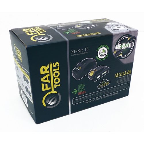 Pack 18 V XF-KIT15 batterie Lithium-Ion 1,5 Ah + chargeur rapide FARTOOLS 216017 photo du produit Secondaire 4 L