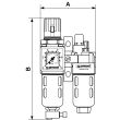 Filtre régulateur pneumatique Prevost ALTO 1 - KTB SM1 photo du produit Secondaire 1 S