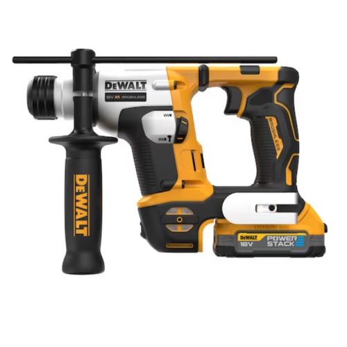 Perforateur SDS Plus 18 V XR Brushless Powerstack 1,4 J + 2 batteries 1,7 Ah + chargeur + coffret TSTAK DEWALT DCH172E2T-QW photo du produit Secondaire 2 L