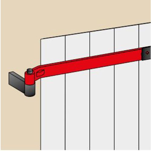 Penture charnière alu noir - TORBEL - 11PAE1J pas cher Secondaire 2 L