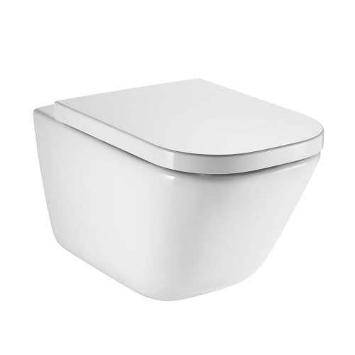 Pack WC carre cuvette et abattant THE GAP SQUARE ROCA A34H47L000