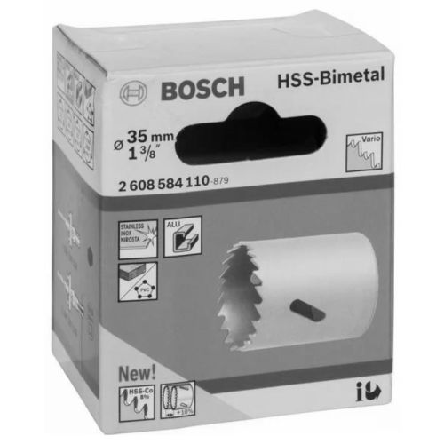 Scies trépans bimétal HSS 35mm 1 1/8'' - BOSCH - 2608584110 pas cher Secondaire 3 L