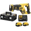 Scie sabre XR Brushless 18V + 2 batteries 4 Ah + chargeur + T-STAK II DEWALT DCS367M2 photo du produit