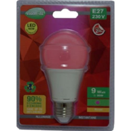 Ampoule LED bulbe E27 9W rose MIIDEX LIGHTING 73984 photo du produit Secondaire 1 L