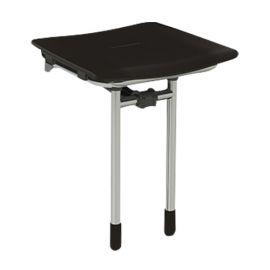 Siège de douche RUGAO AKW noir relevable - 02023GR-LS photo du produit Principale M