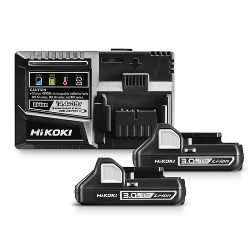 Perceuse-visseuse 18 V 55 Nm + 2 batteries 3 Ah + chargeur + coffret HITCASE HIKOKI DS18DDWQZ photo du produit Secondaire 2 L