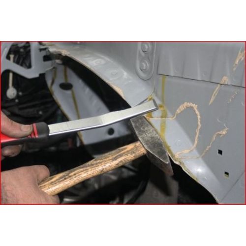 Jeu de 3 burins de carrossier extra-plats KS Tools 162.0215 photo du produit Secondaire 2 L