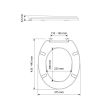 Abattant WC thermodur RD'2 à charnière inox - OLFA - 7RD9001D pas cher Secondaire 2 S