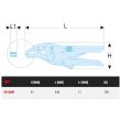 Pince-étau mono-position - FACOM - 501AMPPB pas cher Secondaire 1 S