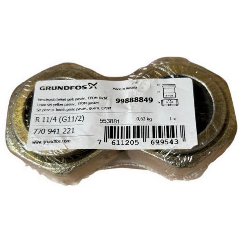 Raccord union x2 G1''1/2 écrou R1''1/4 GRUNDFOS 99888849 photo du produit Principale L