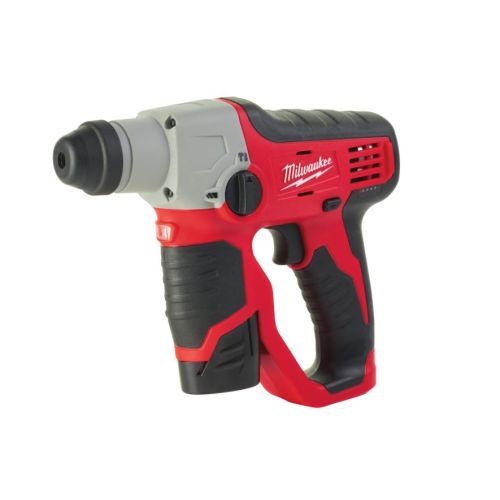 Perforateur SDS Plus 12 V Milwaukee M12 H-202C + 2 batteries 2 Ah + chargeur + coffret MILWAUKEE 4933431340 photo du produit Secondaire 1 L