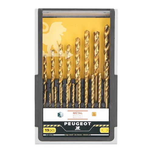Coffret de 19 forets métal HSS usage intensif PEUGEOT OUTILLAGE 911656 photo du produit Secondaire 2 L