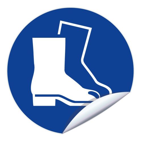 Panneau d'obligation souple Chaussures de sécurité obligatoire 80mm - NOVAP - 4031347 pas cher