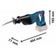 Scie sabre 18V GSA 18V-LI (sans batterie ni chargeur) BOSCH 060164J000 photo du produit Secondaire 2 S