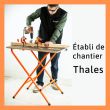 Etabli de chantier pliant THALES MONDELIN 500700 photo du produit Secondaire 1 S