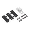 Gâche platine supérieure pour verrou ATLAS blanc - FAPIM - 3740_32 pas cher