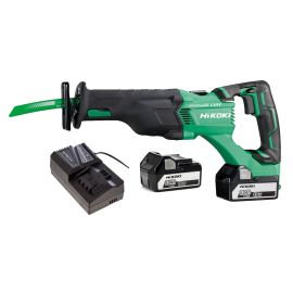 Scie sabre 120 mm 18V Hikoki CR18DBLWJZ + 2 batteries 5.0 Ah + chargeur photo du produit Principale M