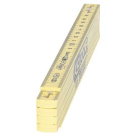 Mètre pliant KS Tools crème en composite longueur 2 m - 300.0061 photo du produit Principale M