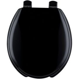 Abattant WC TRADITION Olfa anti-contact double noir - 7AD00020201B pas cher Principale M